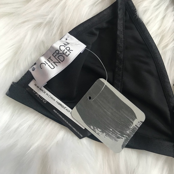 UO Out from Under Black strappy Bralette bra NEW - Picture 7 of 8